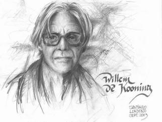 Santiago Londono: "Willem De Kooning" - Drawing Pencil, 2004 